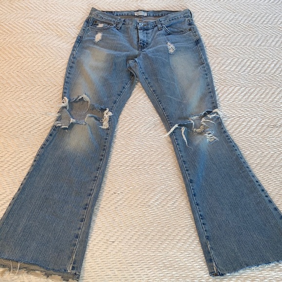 American Eagle Outfitters Denim - EUC vintage 8R American eagle destroyed flare